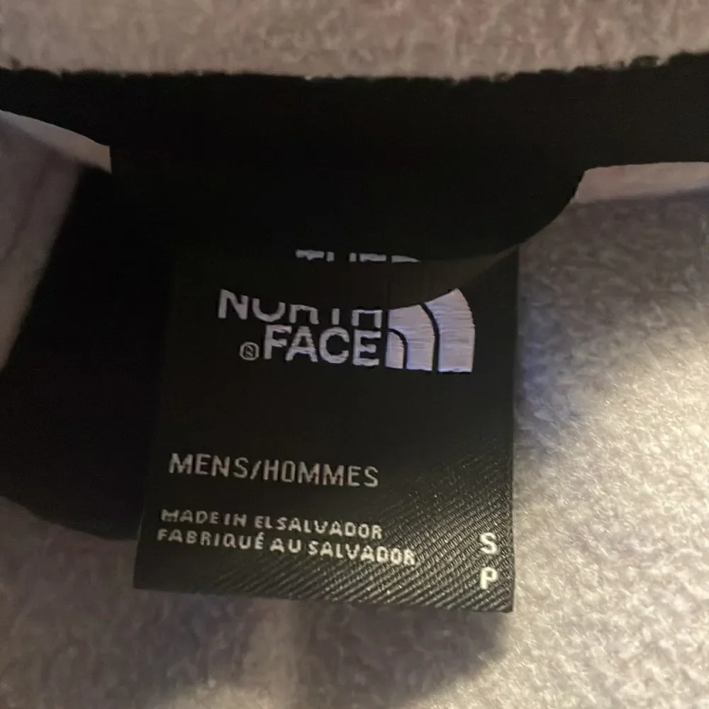 The North Face Men's Glacier 1/4 Zip Fleece Light Grey TNF Black Size S